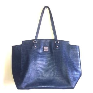 Dooney & Bourke Navy Leather Tote - NEVER USED